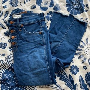 Made well 10in High Rose Skinny Jeans